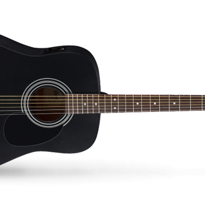 CORT AD810E-BKS ELEKTRO AKUSTİK GİTAR, SİYAH SATİN, LADİN KAPAK