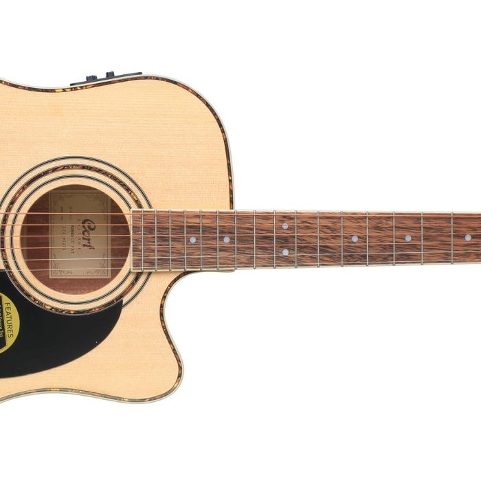 Cort AD880CENAT Elektro Akustik Gitar | Çantalı Natürel - Ladin Kapak