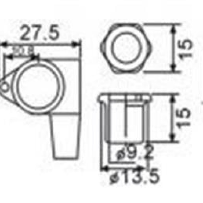 Valencia BMH7105BKR4 Bas Gitar Burgusu Siyah (4 Sağ) | Standart Açık Tip - Modern - Siyah