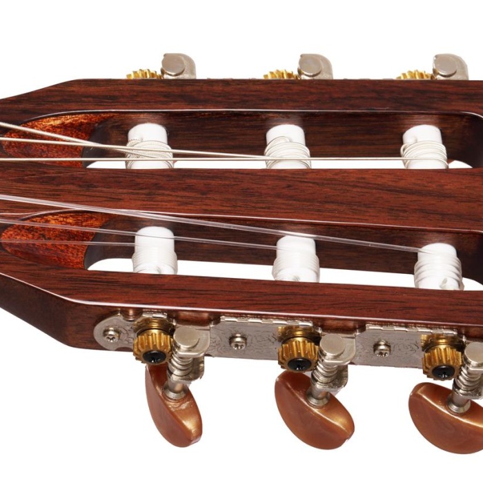 Cort Cec7 Elektro Klasik Gitar Naturel | Doğal Parlaklıkta İnce Kesik Gövdeli İspanyol