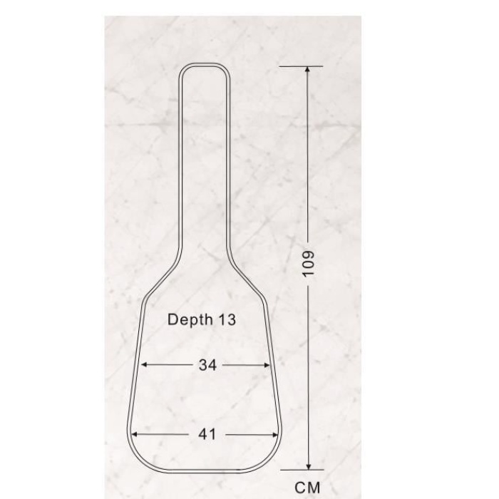 Valencia DGB1680 Akustik Gitar Kılıfı (Lüks) | Dreadnought Uyumlu - Kalın Koruma - Siyah