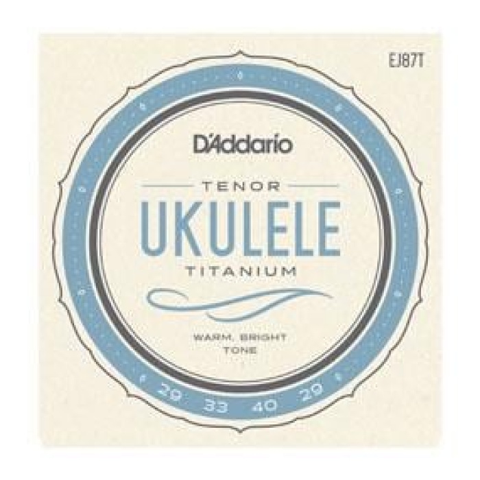 DAddario EJ87T EJ Serisi Ukulele Tel Seti (Tenor - Titanyum)