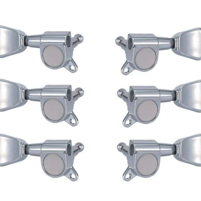 Valencia EMH7004CRR3L3 Elektro Gitar Burgusu (3+3 Krom) | Les Paul Tipi - Yağlı Sistem - Vidalı