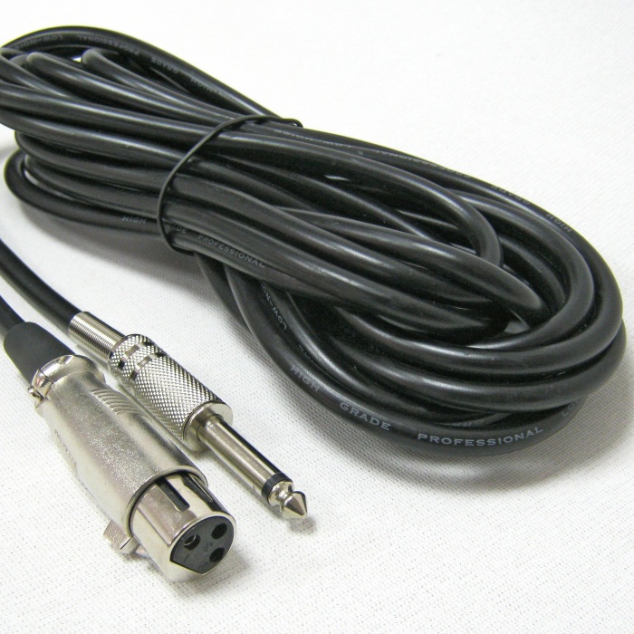 Fugue FL-08 Mikrofon Kablosu (5 Metre - XLR-Çivi Jack)