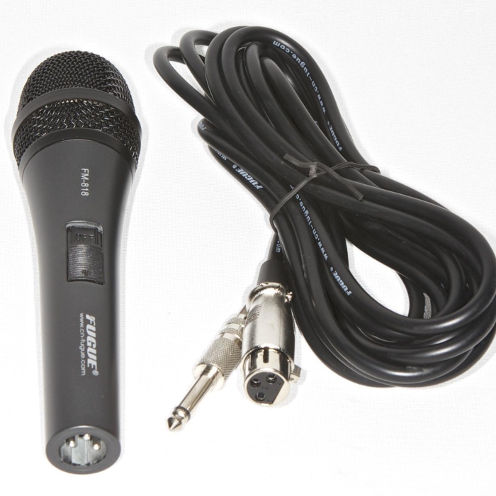 Fugue FM-818 Dinamik Mikrofon (Kablolu - Tek Yönlü - 600 Ohm)