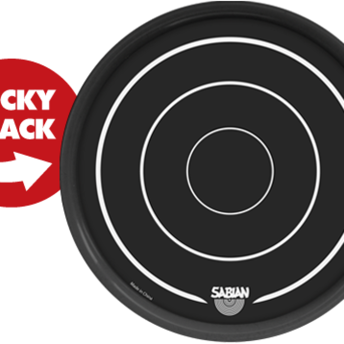 Sabian GRIPDISC Grip Disc Çalışma Pedi (6 İnç) | Kaydırmaz Taban - Sessiz Çalışma - Taşınabilir