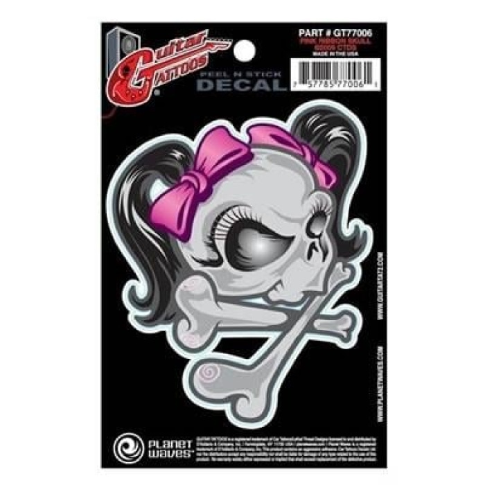 DAddario Planet Waves GT77006 Gitar Tattoo Ribbon Sticker (Aksesuar) | Kişiselleştirilmiş Gövde Tasarımı, Kolay Uygulama ve Enstrüman Cilasına Zarar Vermeyen Yapı