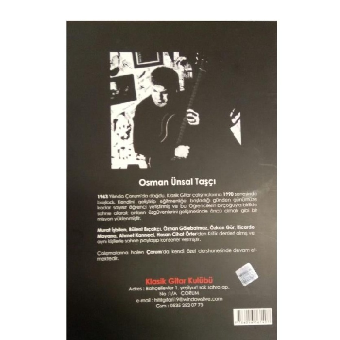 Yerli KGA Klasik Gitar Albümü | Nota Kitabı - Eğitim İçin - Yerli Basım