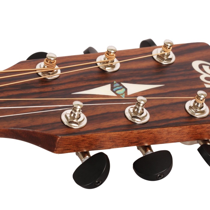 Cort MR710FNS Elektro Akustik Gitar - Natürel Satin (Profesyonel) | Masif Ladin Kapak, Dreadnought Kasa, Fishman Presys EQ, Doğal ve Dengeli Akustik Tonlar