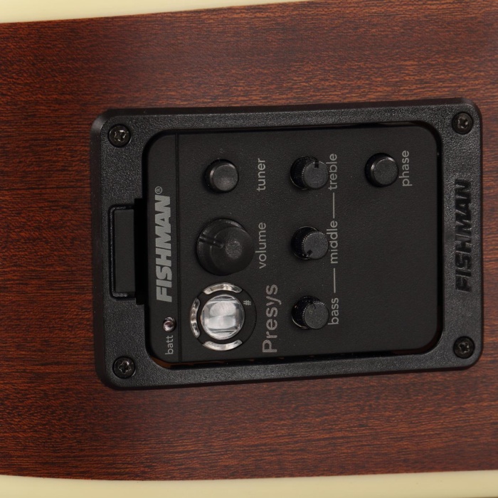 Cort MR710FNS Elektro Akustik Gitar - Natürel Satin (Profesyonel) | Masif Ladin Kapak, Dreadnought Kasa, Fishman Presys EQ, Doğal ve Dengeli Akustik Tonlar