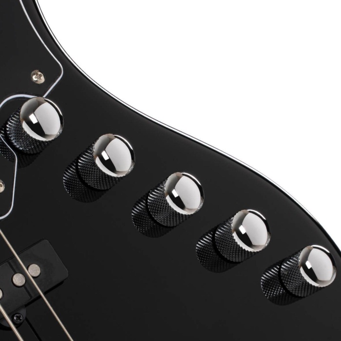 CORT NJS5BK BASS GİTAR, 5 TELLİ, ÇANTALI, SİYAH