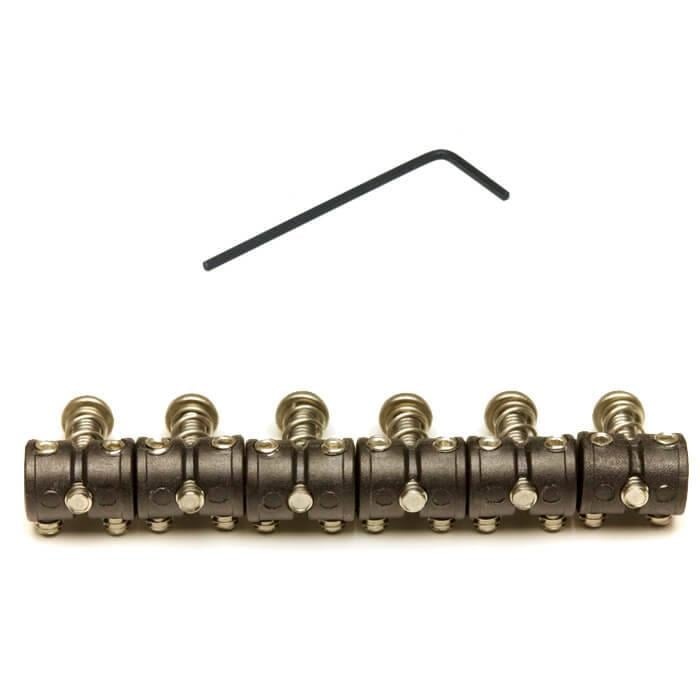 Graph Tech PS-8108-00 String Saver Barrel Adjustable Alt Eşik Seti (6 Adet)