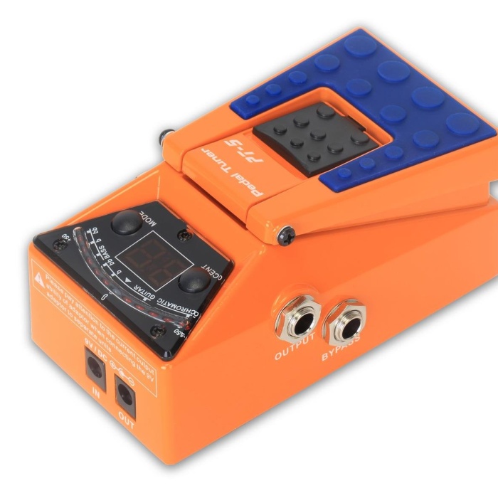 Cherub PT5 Pedal Tipi Dijital Akort Aleti - Tuner (Profesyonel) | Efekt Pedalı Formunda Kompakt Tasarım, Hassas LED Ekran ve Sahne Kullanımı İçin Sessiz Akort (Mute) Özelliği