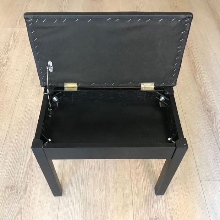 Cremonia PTCBK Piyano Taburesi - 50 cm Siyah (Aksesuar) | Konforlu Yumuşak Minder, Dayanıklı Metal Ayak Yapısı ve Şık Mat Siyah Bitiş