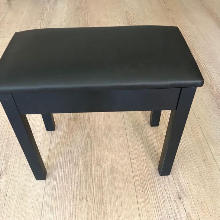 Cremonia PTCBK Piyano Taburesi - 50 cm Siyah (Aksesuar) | Konforlu Yumuşak Minder, Dayanıklı Metal Ayak Yapısı ve Şık Mat Siyah Bitiş