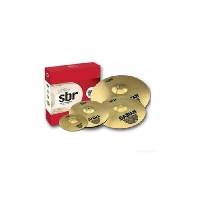 Sabian SBR5003G SBR Promosyon Zil Seti (10-14-16) | Pirinç Alaşım - Başlangıç Seti - Ekstra Splash