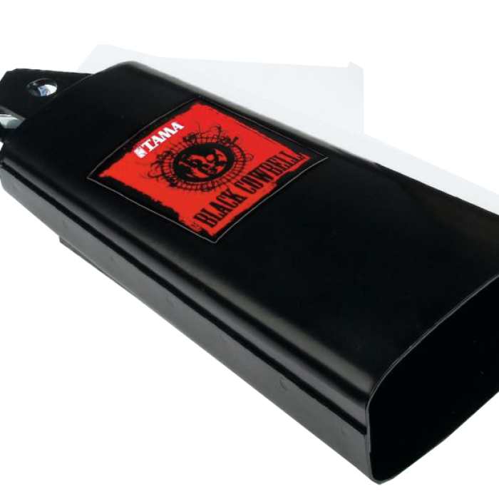 Tama SCB8BK Cowbell (8 İnç - Siyah) | Güçlü Ton - Dayanıklı Çelik - Latin Ritimleri