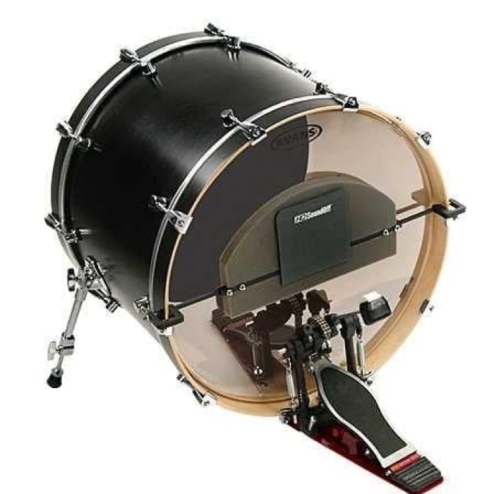 Evans SOBASS SoundOff Ayarlanabilir Kick Susturucu Aparatı (Aksesuar) | 16-26 İnç Arasındaki Tüm Bas Davullara Uygun Evrensel Tasarım, Hızlı Montaj ve Gerçekçi Tuşe