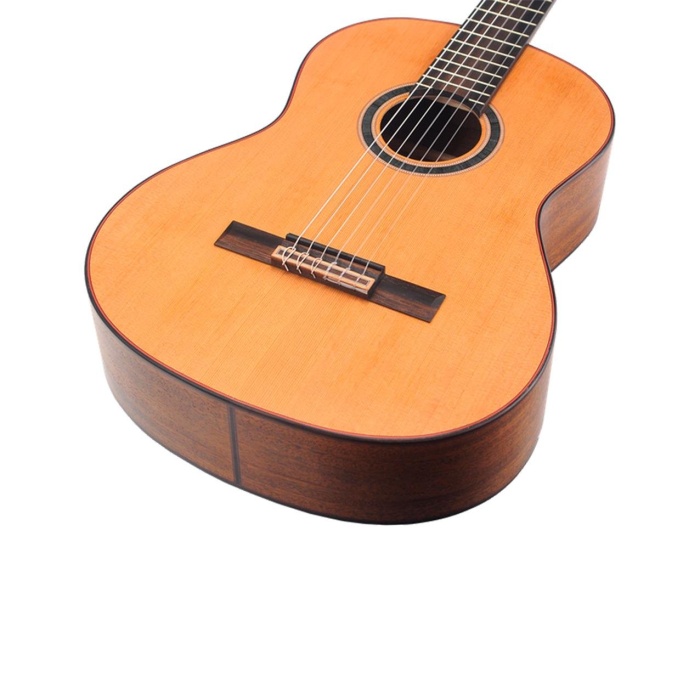 Valencia VC714 4/4 Masif Kapak Klasik Gitar - Naturel Mat (İleri Seviye) | Masif Sitka Ladin Kapak, İleri Düzey Fan Bracing Balkon Sistemi, Profesyonel Ton Dengesi ve Mat Estetik