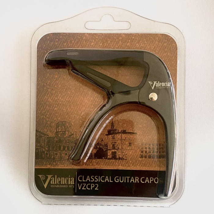 Valencia VZCP2 Klasik Gitar Kaposu (Mandal Tip) | Kolay Tak/Çıkar - Güçlü Yay - Siyah/Gri