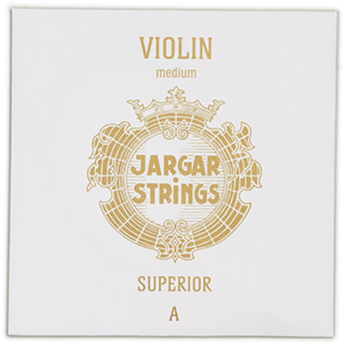 Jargar 630841 Keman Tek Teli - Superior A (La) 4/4 Kemanlarla Tam Uyumlu (Üst Segment - Profesyonel) | Sentetik Çekirdek, Zengin Harmonik Yapı, Yumuşak Çalım Hissi ve Güçlü Ton | Uyum: 4/4 Kemanlar İçin 2. Tel (Bilye Uçlu)