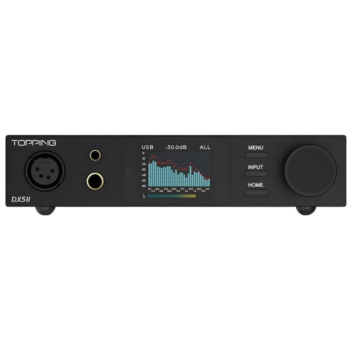 DX5 II Dual ES9039Q2M Desktop DAC & Headphone Amplifier | Black