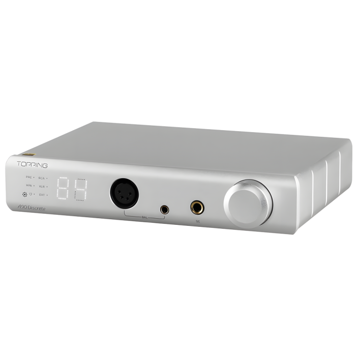A90 DISCRETE Discrete Balanced Headphone Amplifier Preamplifier | Silver