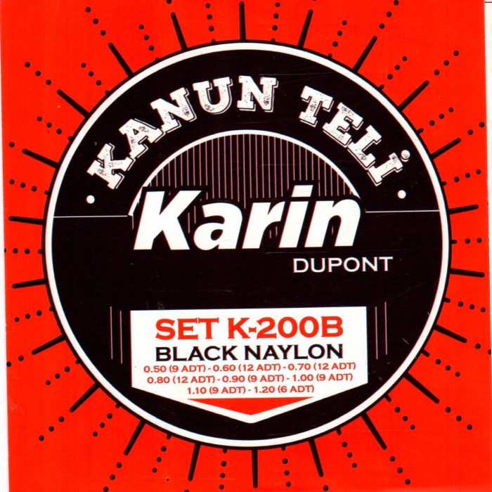 K-200 Kanun Teli Siyah Misine