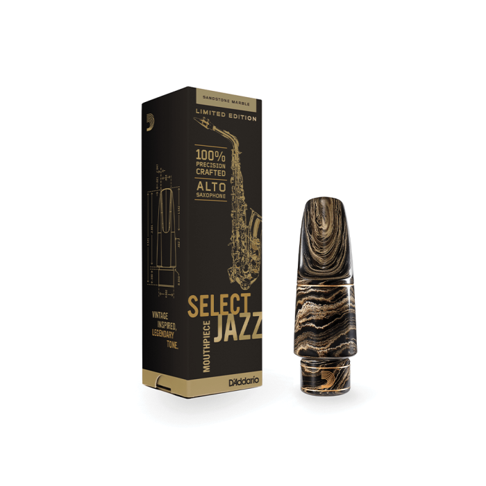 DAddario Woodwinds Select Jazz D7M Marble Alto Saksafon Beki