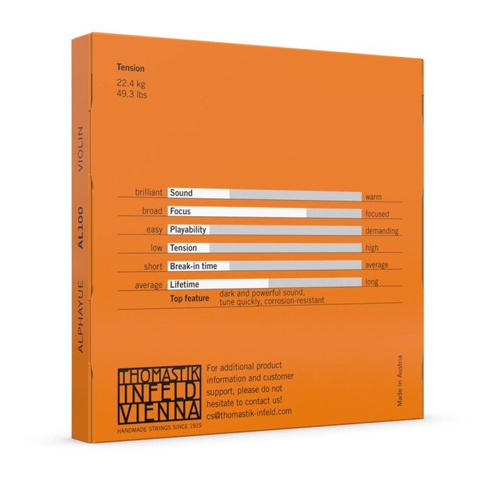 Thomastik Infield Alphayue AL100 Keman Teli