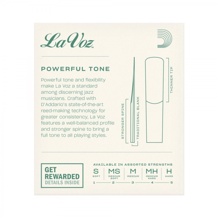 Rico Lavoz RIC10MD Soprano Saksafon Kamışı Medium