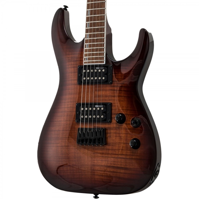 ESP LTD H-200FM Dark Brown Sunburst Elektro Gitar