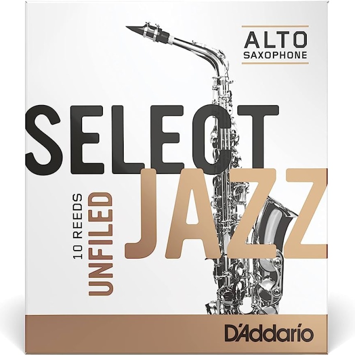 DAddario Woodwinds Select Jazz Unfiled Alto Saksafon Kamışı No:3 Soft