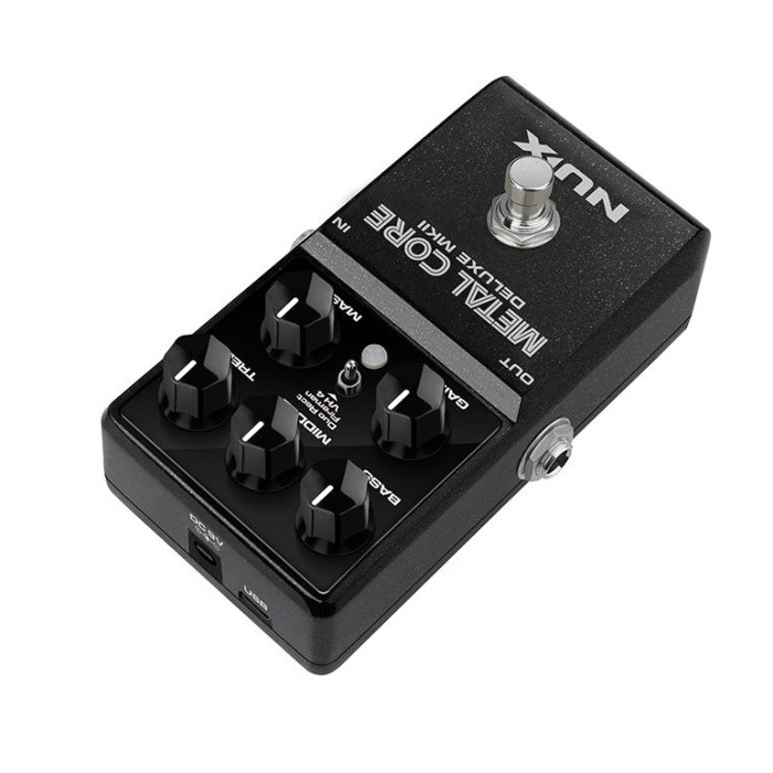 Nux Metal Core Deluxe MKII Distortion Preamp Ve 3 Mod Amfi Modellemesi Pedalı
