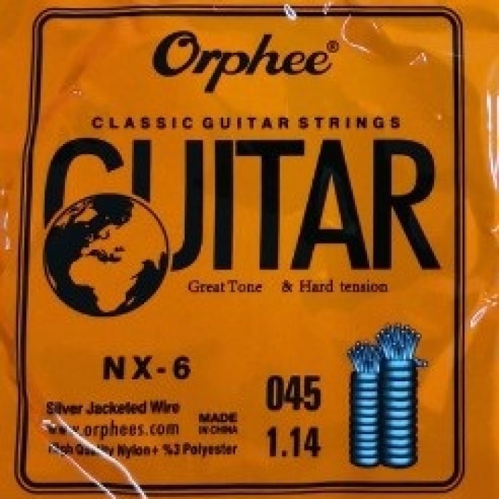 Orphee NX-6 Klasik Gitar Kalın Mi Teli