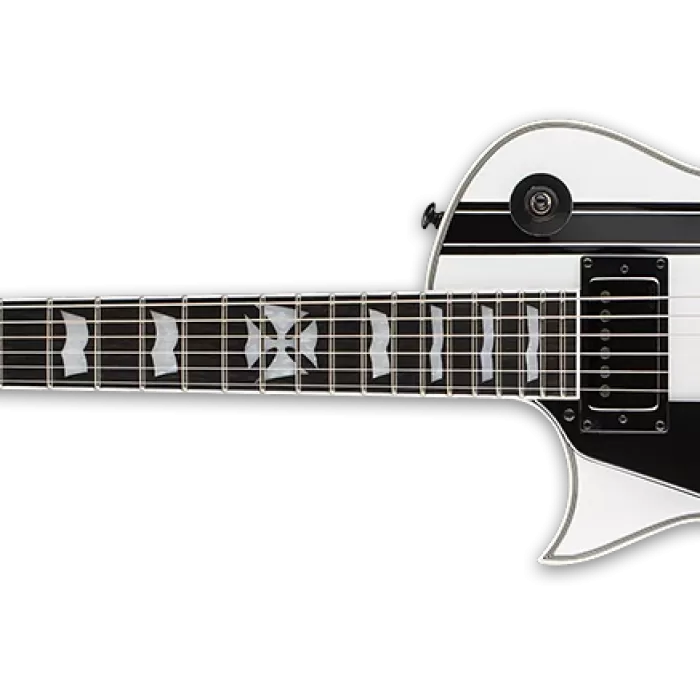 ESP LTD James Hetfield Signature Iron Cross Snow White Solak Elektro Gitar