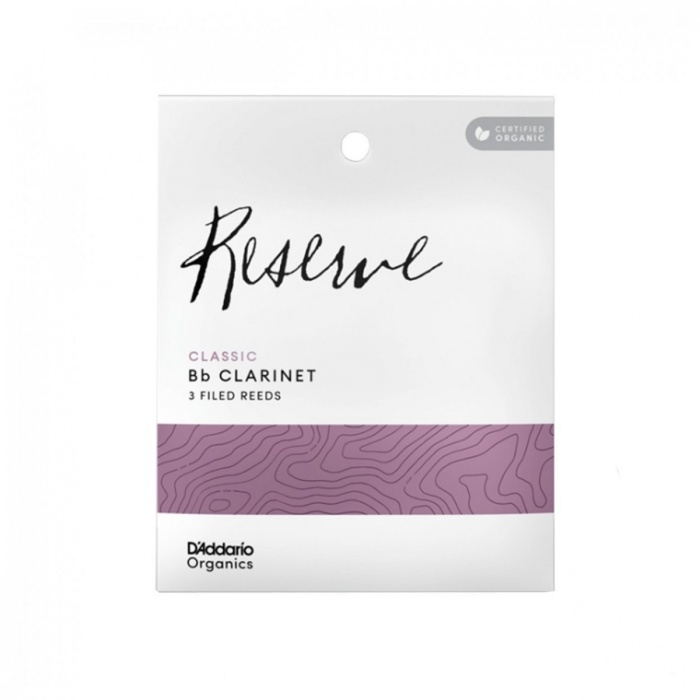 DAddario Woodwinds Organic Reserve Classic ODCT0330 Sib Klarnet Kamışı No:3 (3 lü Paket)