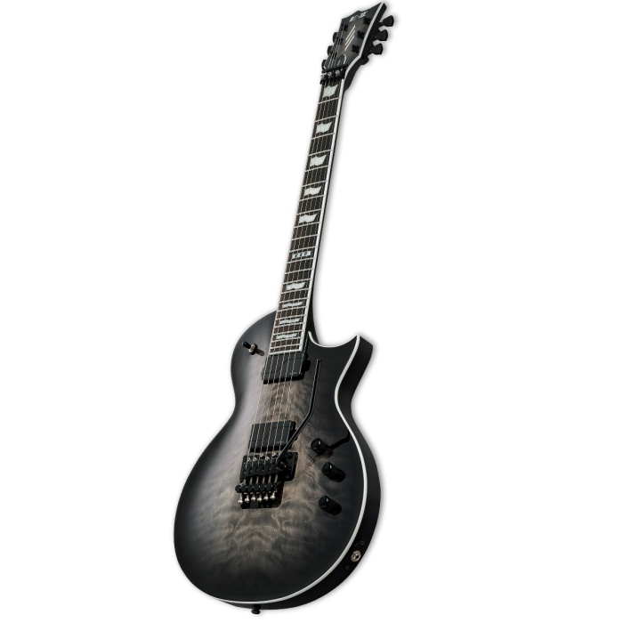 ESP E-II Eclipse Quilted Maple Charcoal Burst Elektro Gitar