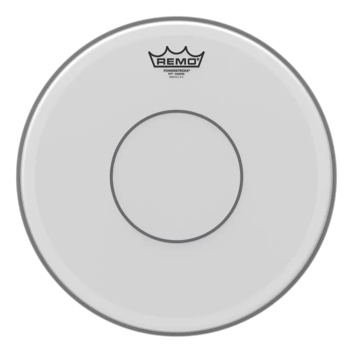 REMO POWERSTROKE® 77 COATED CLEAR DOT 14 İnç Trampet Derisi