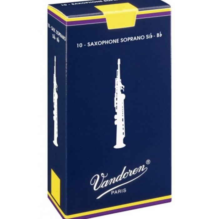 Vandoren Mavi Kutu 2.5 Numara Soprano Saksafon Kamışı SR2025