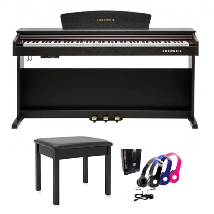 Kurzweil M90 Dijital Gül Ağacı Piyano + Tabure + Kulaklık
