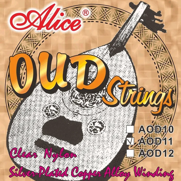 ALICE AOD11 11-STRING SILVER PLATED COPPER ALLOY COATED UD TELİ