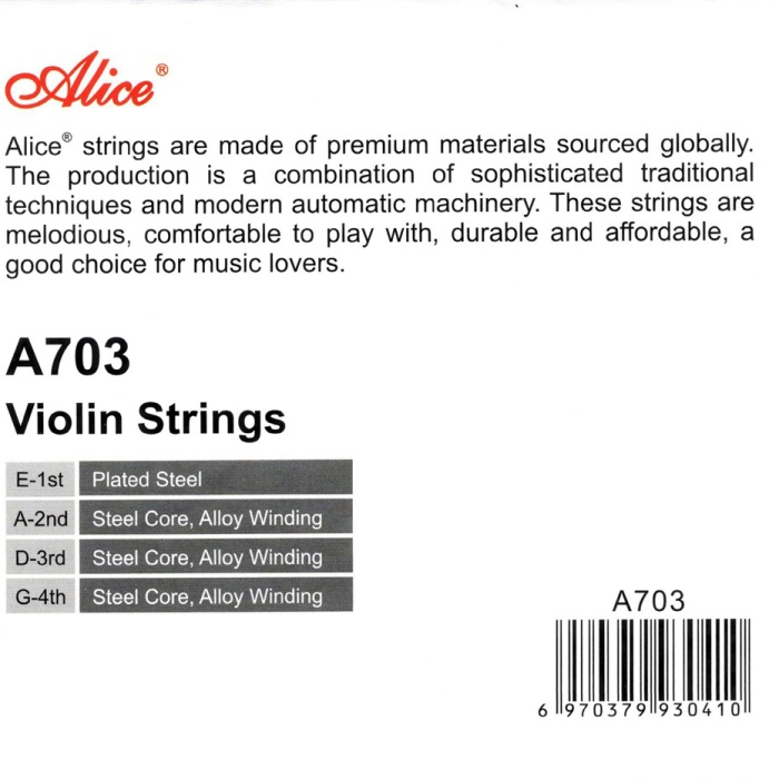 Keman Teli A703 Alice High-Grade Violin Strings