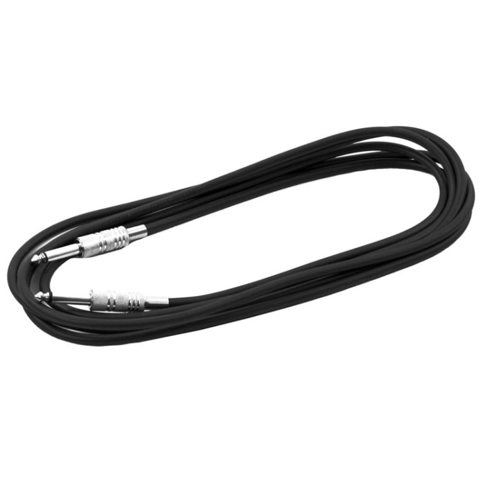 Kablo Jak Fişli Pro 5 Metre Siyah KJF5BK