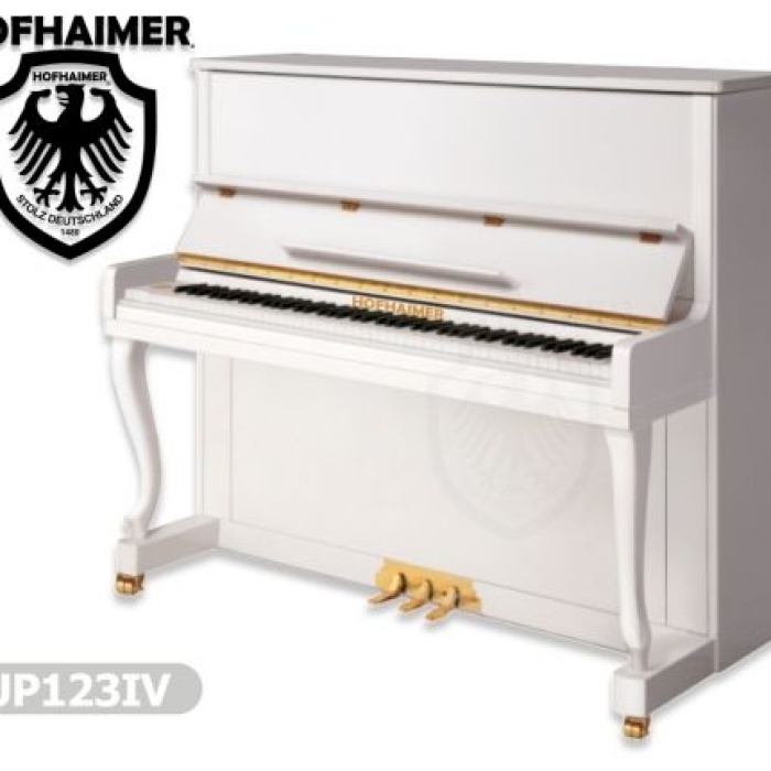 Piyano Konsol Duvar Hofhaimer Fildişi Beyazı HUP123IV