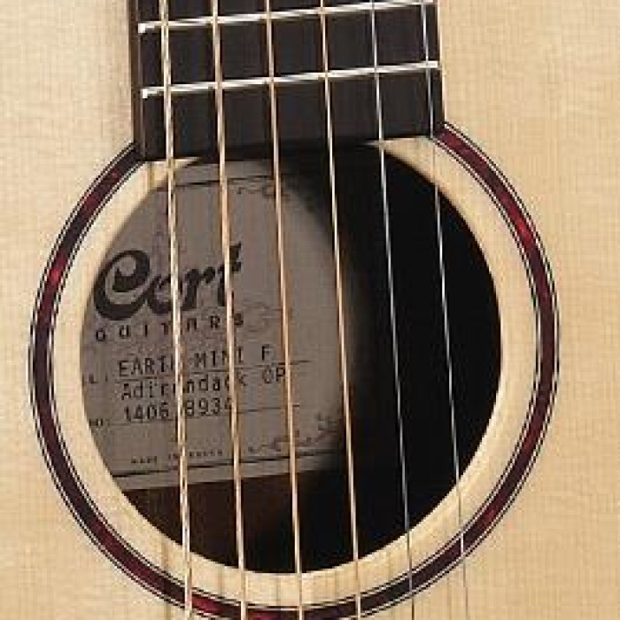 CORT EARTHMINIF-ADIRONDACK OP ELEKTRO AKUSTİK GİTAR, ÇANTALI, OPEN PORE