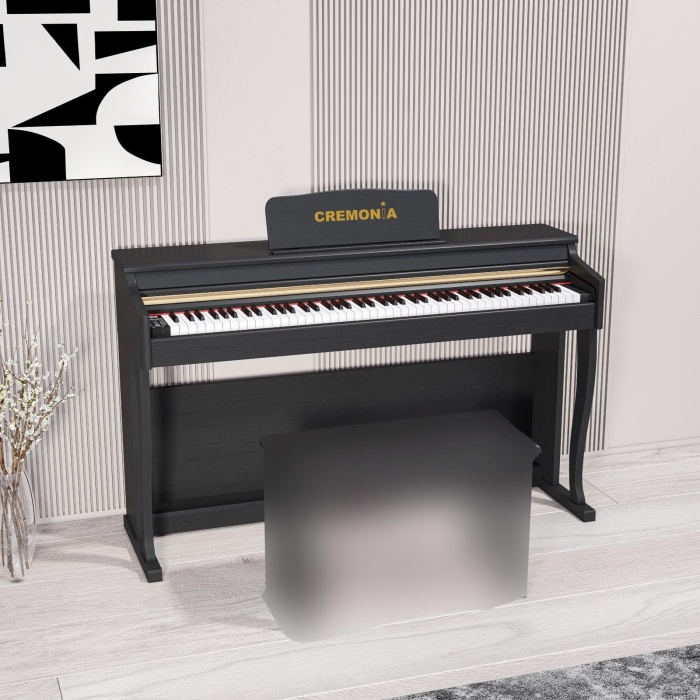 CREMONIA 58808 BK DİJİTAL PİYANO, SİYAH, 88 TUŞ