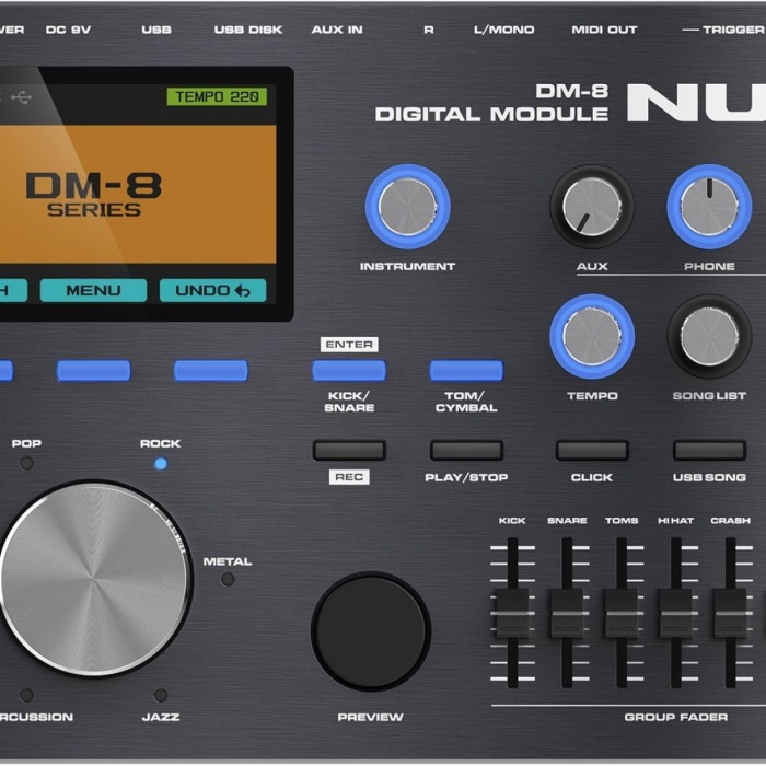 Nux DM-8 Dijital Davul Seti