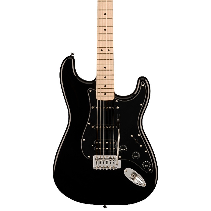 Squier Sonic Stratocaster HSS Akçaağaç Klavye BPG Black Elektro Gitar