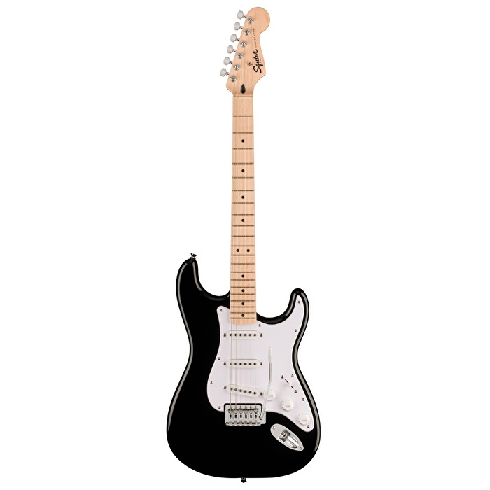 Squier Sonic Stratocaster Akçaağaç Klavye WPG Black Elektro Gitar